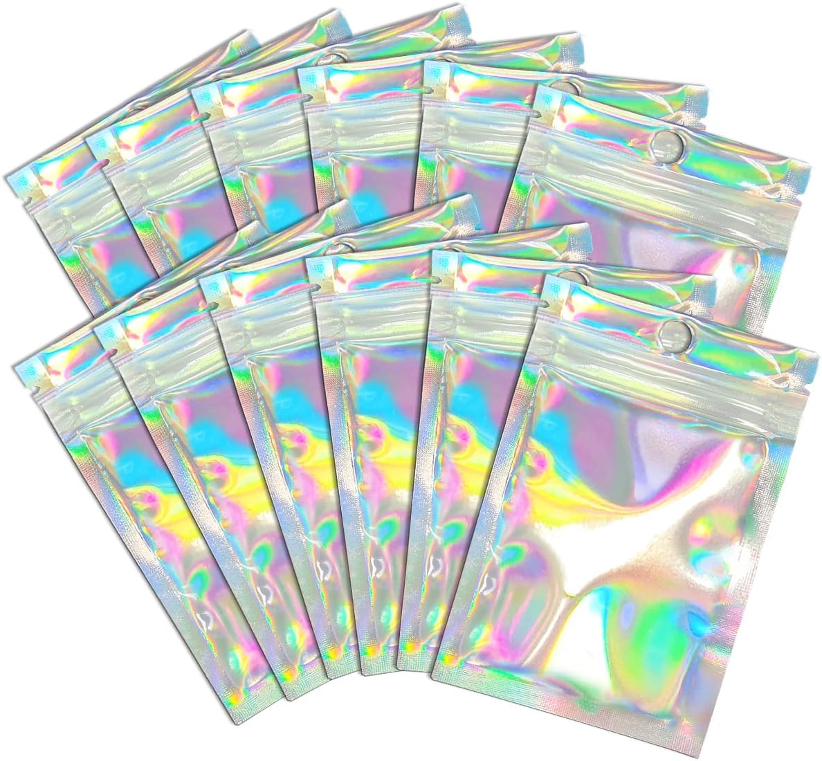 Smell Proof Bags & Resealable Foil Pouch Bag [100 PCS ] Great for Party Favor Food Storage