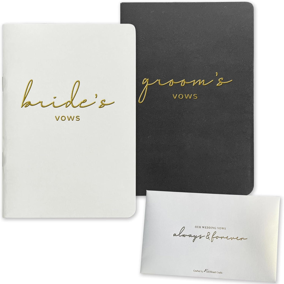 Vow Books His and Hers Wedding Vow Books Bride and Groom Vow Books Wedding Essentials Wedding