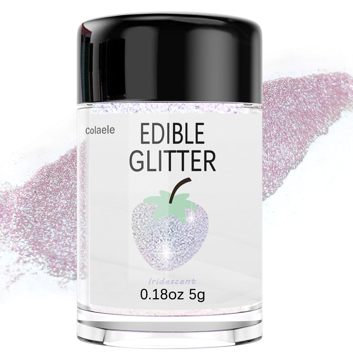 Iridescent Edible Glitter for Drinks - 5 Grams Prism Powder Cocktail Drink Glitter Food Grade