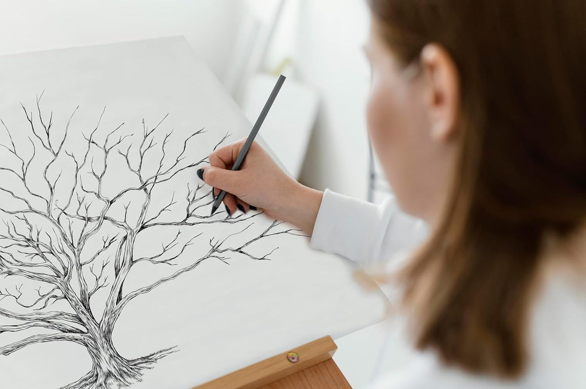 Guestbook Tree, Low Oak Thumbprint Alternative Guest Book Wedding, Family Reunions (Guestbook