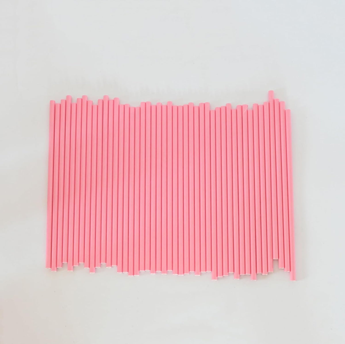 GLUJASBIO Pink Paper Straws Drinking Disposable Pastel Straws Bulk Party Suppliers for Girls Party