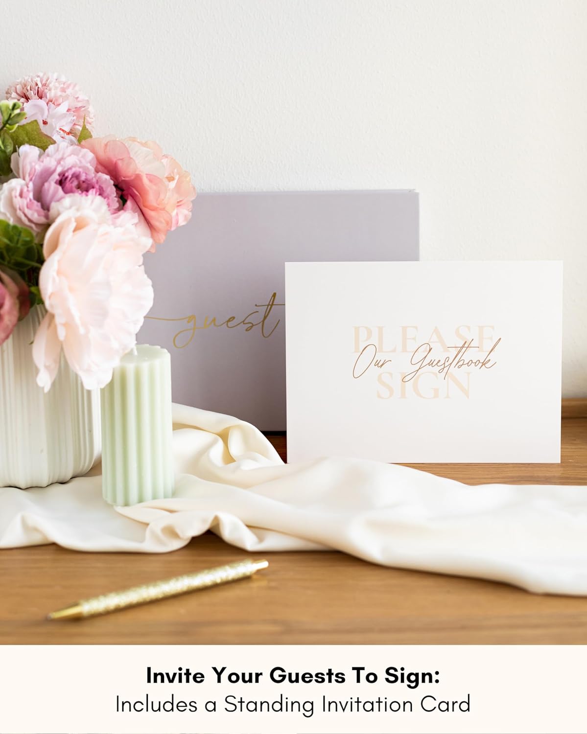 Lamare Wedding Guest Book – Polaroid Guest Book for Wedding Reception, Baby Shower, Birthday