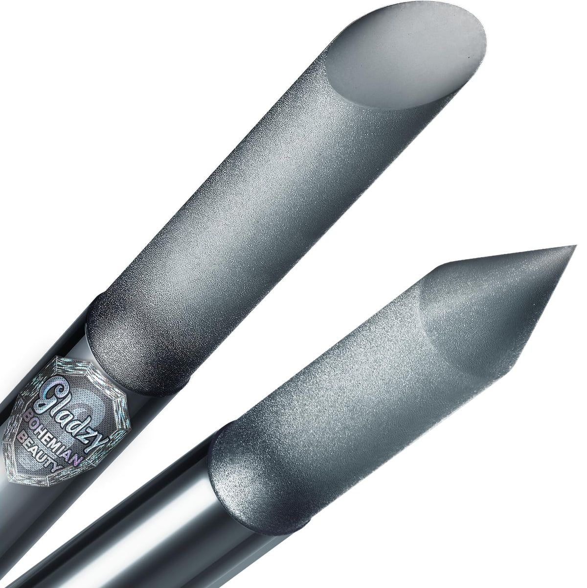 GLADZY Glass Cuticle Pusher - Manicure Cuticle Stick - Crystal Glass Cuticle Remover - Professional