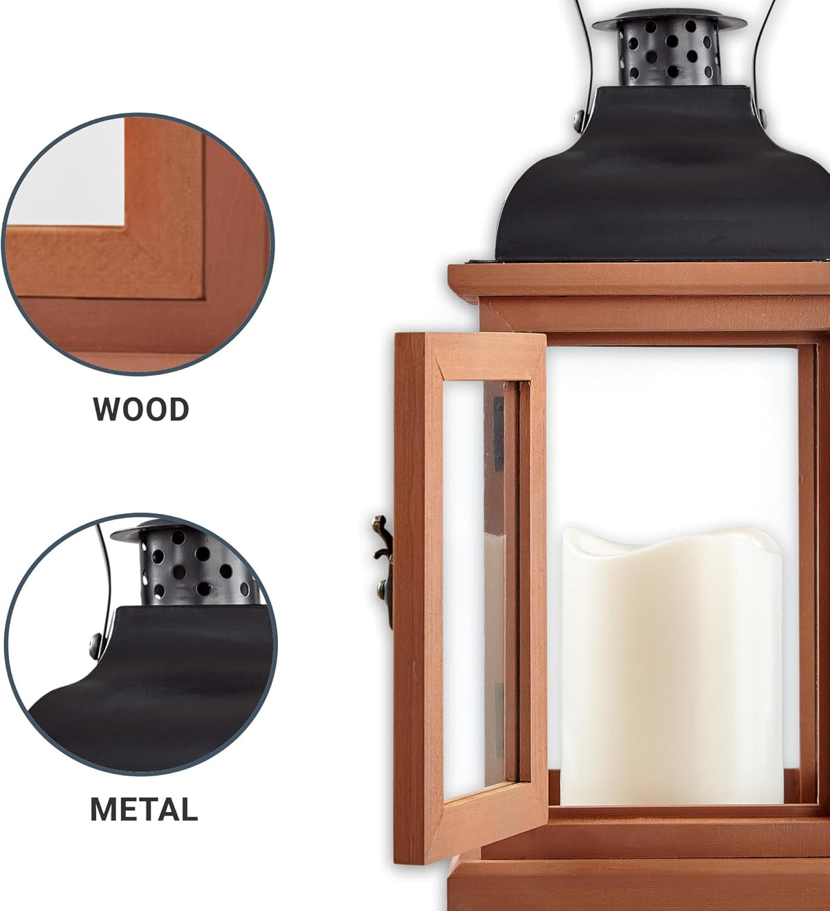 Let's Make Memories Personalized Memorial Lantern - Sympathy - Condolences - in Memory - LED Candle