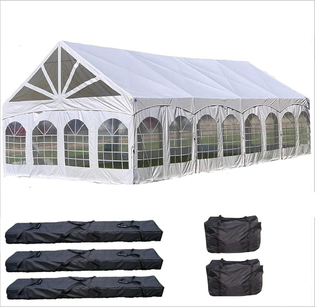 DELTA 40'x20' PE Marquee Party Tent, Tents for Parties, Large Wedding Tent, Carpas para