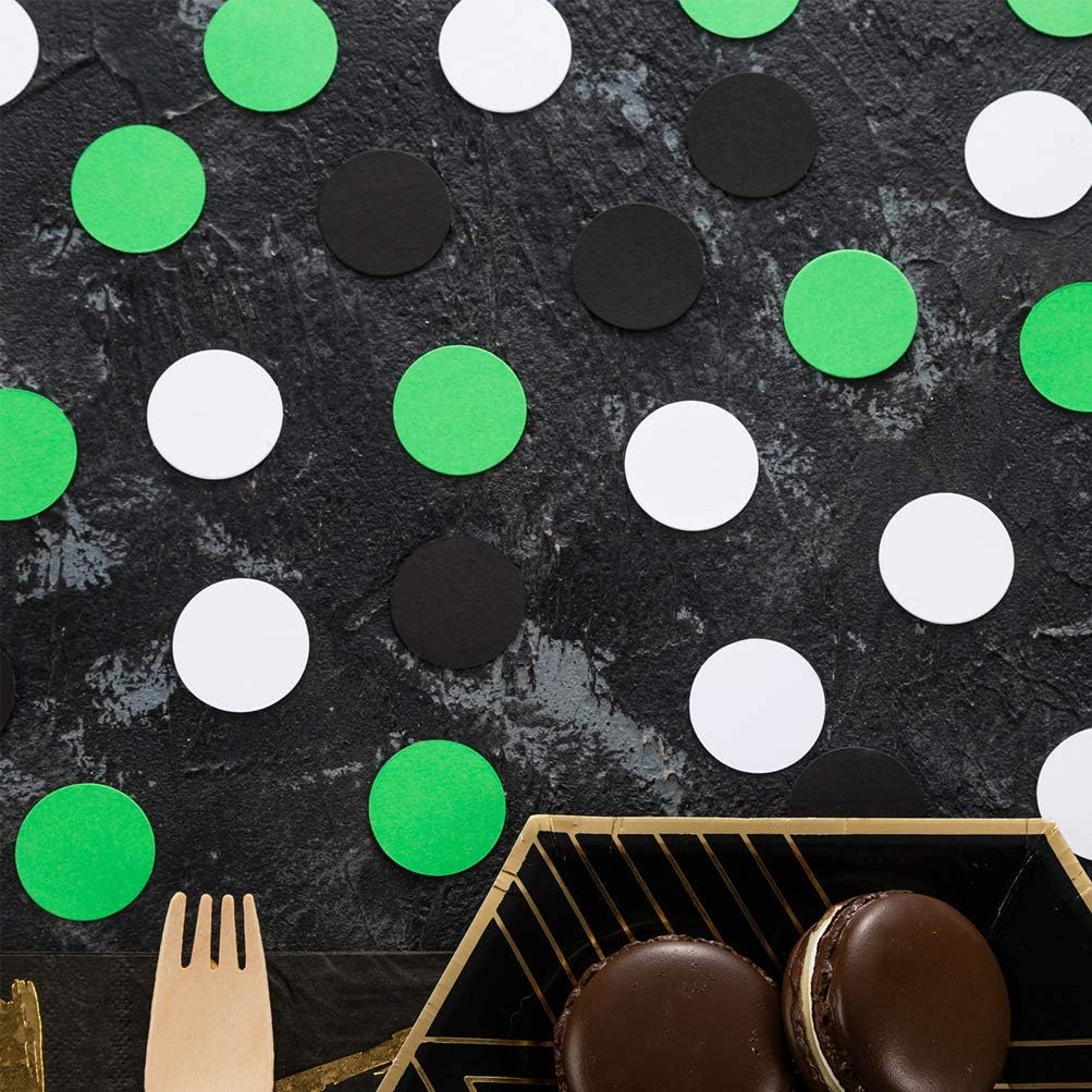 Glitter Confetti Circle Dots for Table Wedding Birthday Party Decoration, 1.2 inch in Diameter
