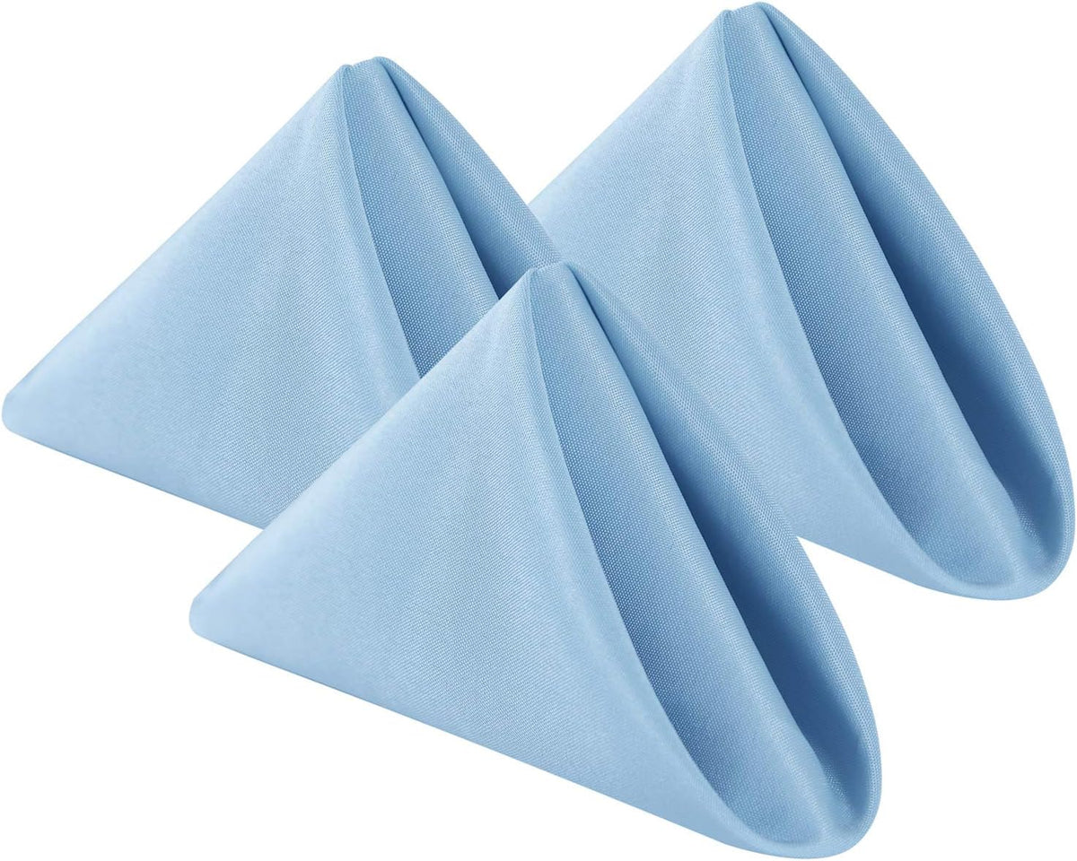 Cloth Napkins 20x20 inch Washable Polyester Dinner Napkins Soft Table Napkins for Wedding Party