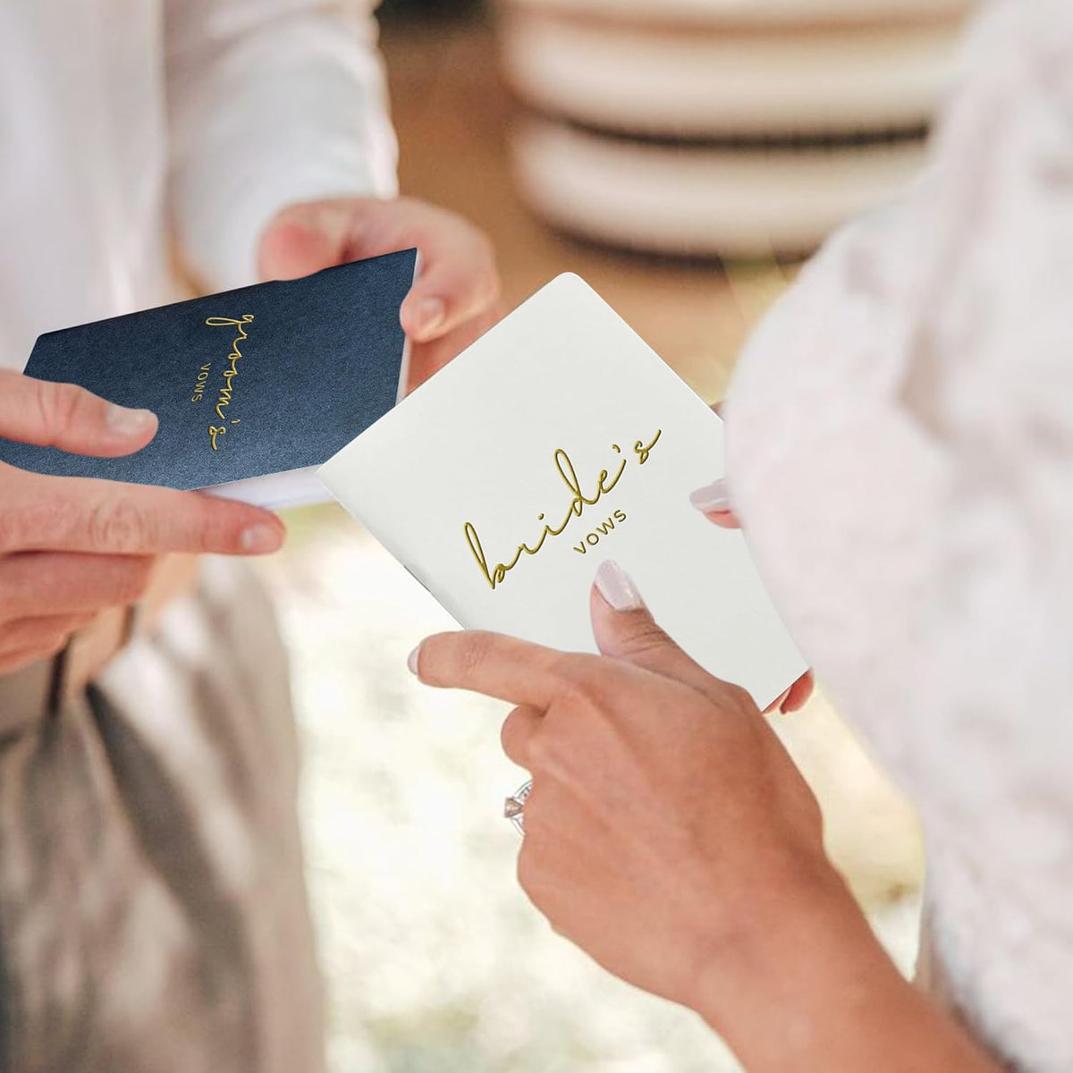 Vow Books His and Hers Wedding Vow Books Bride and Groom Vow Books Wedding Essentials Wedding