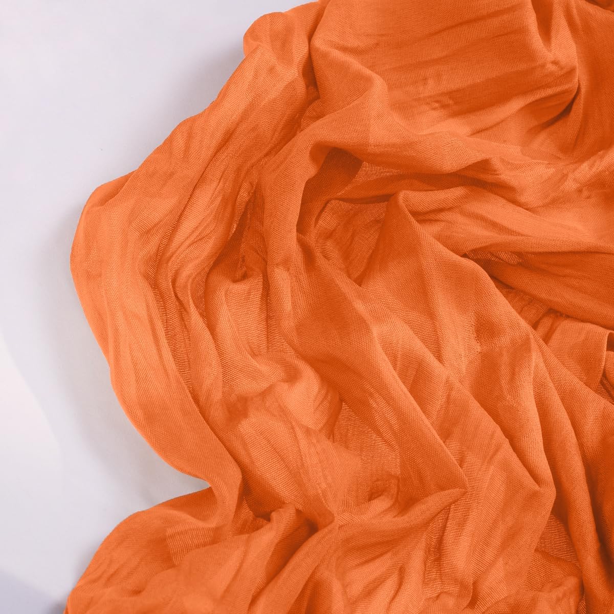 Orange Cheesecloth Table Runner Halloween Orange Table Runner Boho Gauze 120 Inches Cheese Cloth
