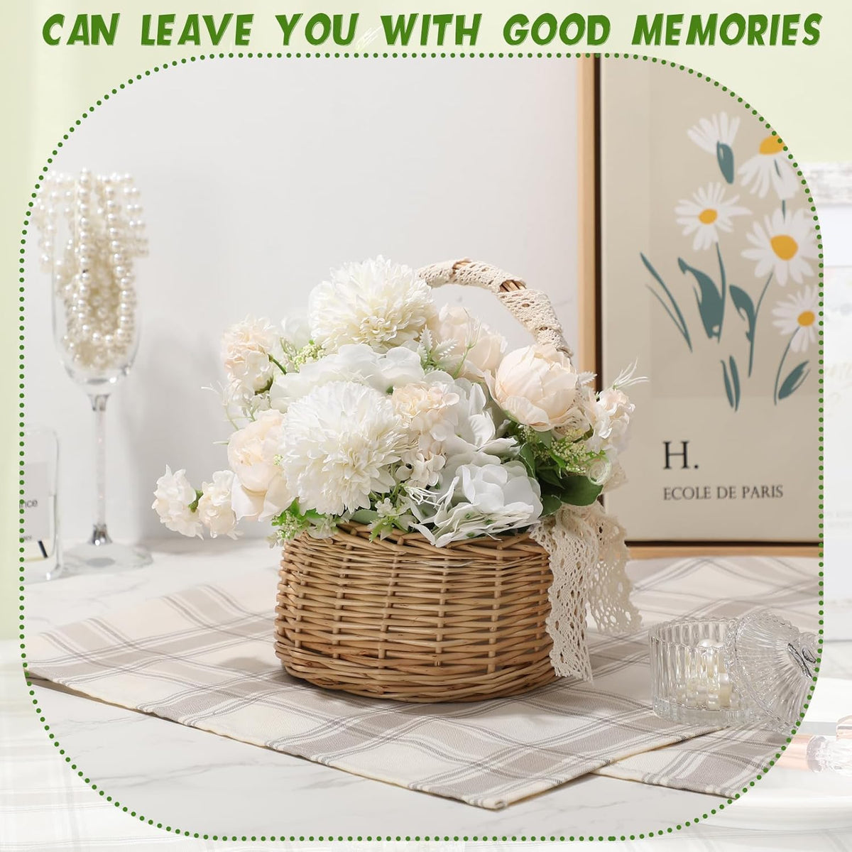 Tigeen Artificial Flowers Artificial Peonies Silk Flowers Faux Peony Fake Peony Silk Hydrangea