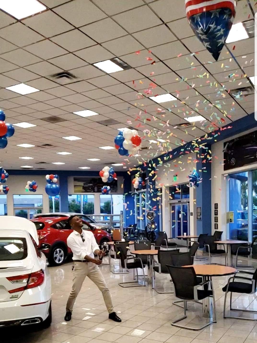 Legend & Co. 12 inch Confetti Cannons Multicolor | Biodegradable Confetti & Air Powered | Launches