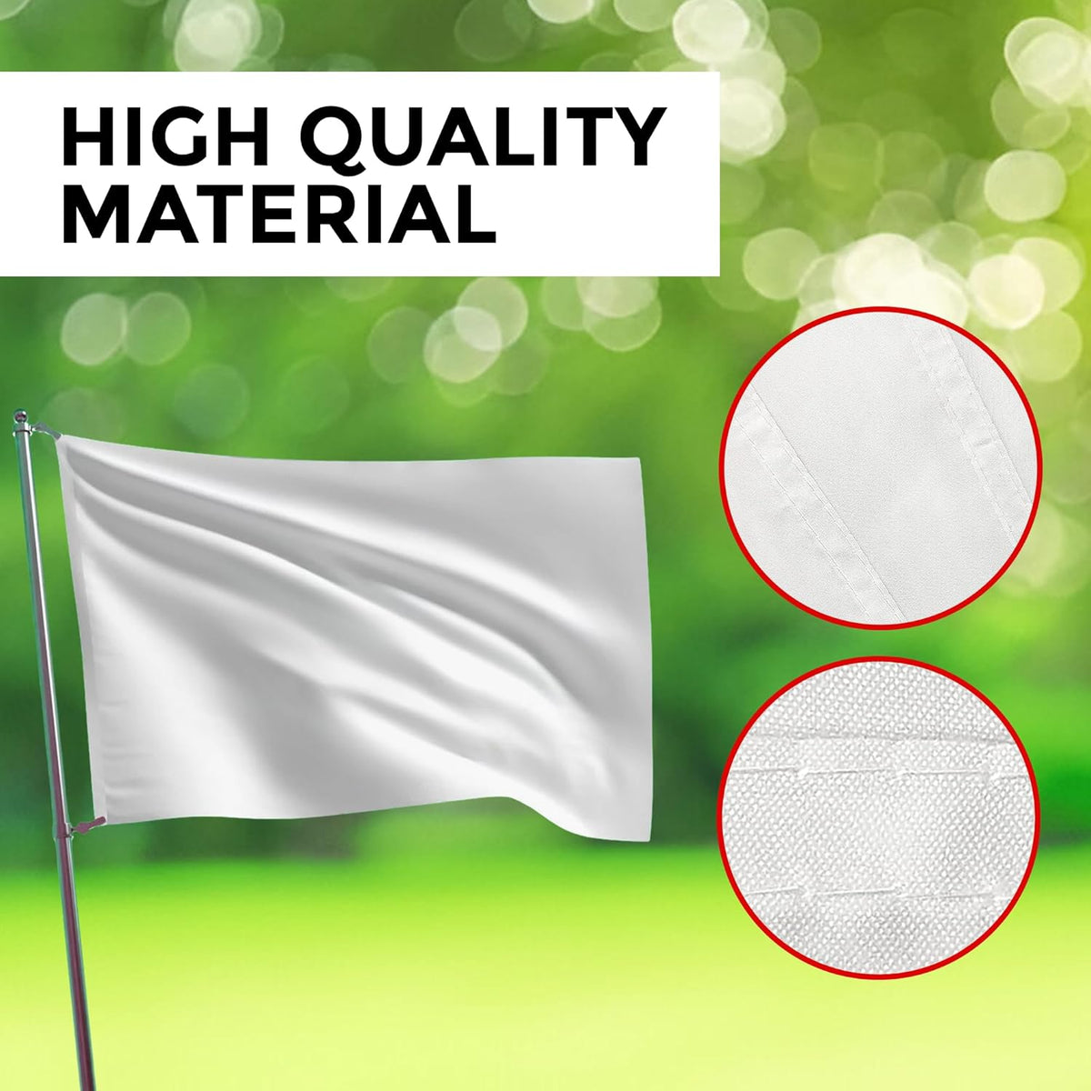 Custom Flag (1x1.5FT to 5x8FT) by DreamController for Business | Custom Outdoor Flags with Grommets
