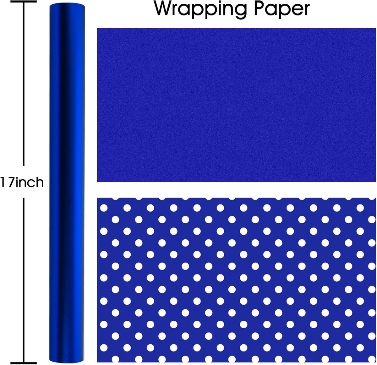 Garbendy Gift Wrapping Paper Roll-Solid Color Pearly-Lustre Paper,Perfect for Wedding, Valentine's