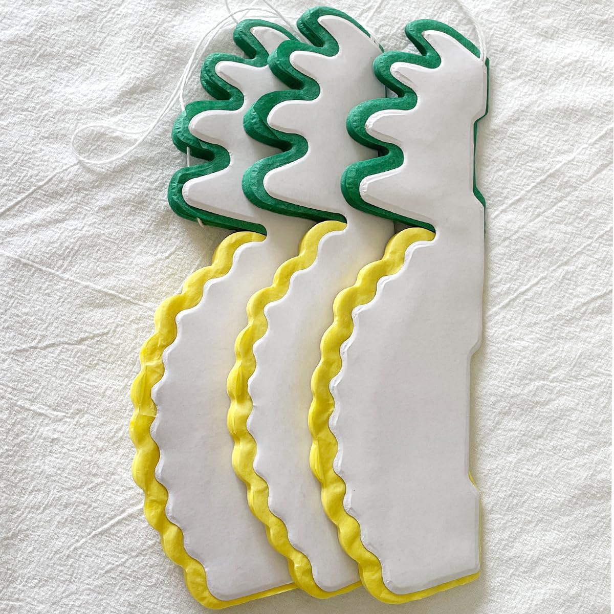 8pcs 8'' Paper Pineapple Honeycomb Decorations Tissue Party Pineapple Centerpieces Hanging