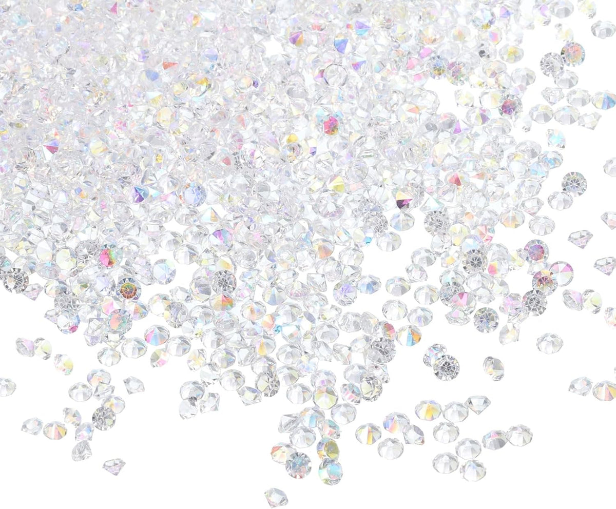 PATIKIL 14000Pcs Wedding Table Scatter Confetti Crystals 3mm Acrylic Diamonds Vase Fillers Gems for