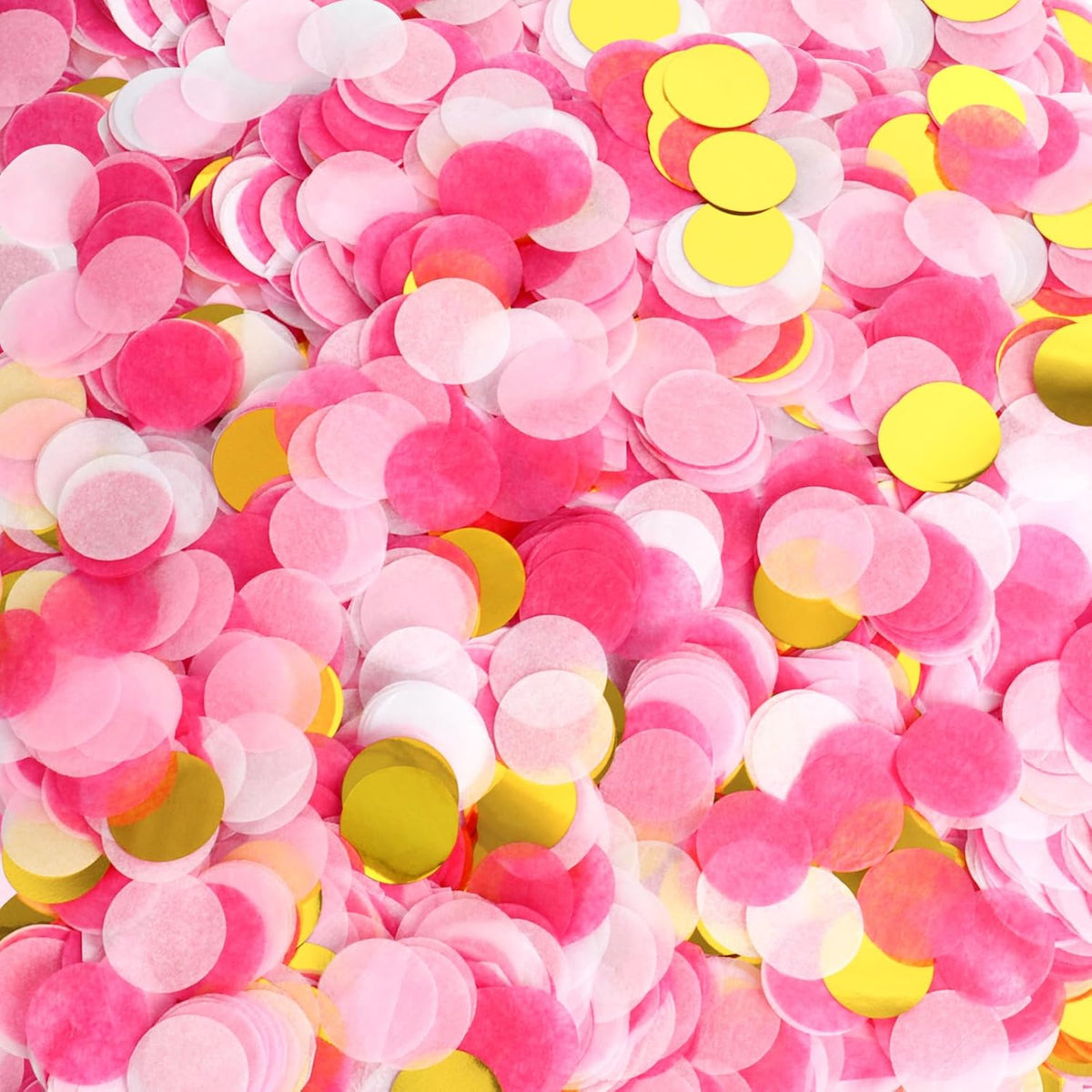 RYKOMO 10000 Pieces 1 Inch Round Tissue Paper Table Confetti Dots 3.5oz Multicolor Round Tissue