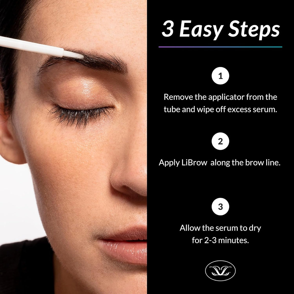 LiBrow Purified Eyebrow Serum to Grow Darker, Fuller, Thicker-Looking Brows - Natural Botanical