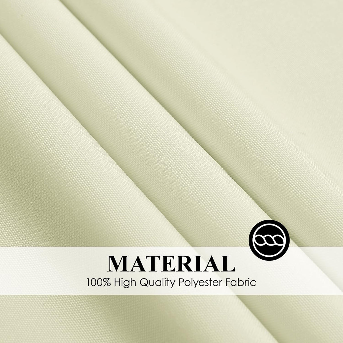 Round Tablecloth 2 Pack 90 Inch Ivory Tablecloths Washable Decorative Linen Polyester Table Clothes
