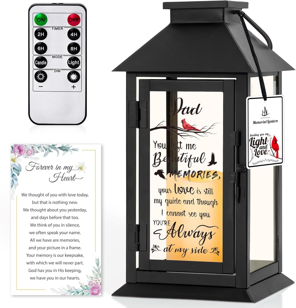Memorial Lantern Bereavement Gifts in Memory of Loved One Memorial Gifts for Loss of Father