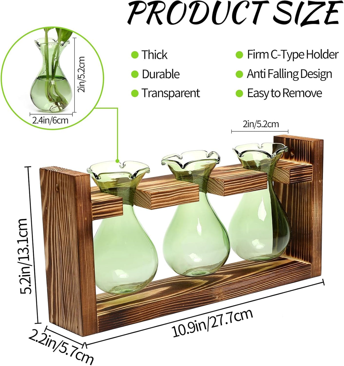 Plant Propagation Station Plant Terrarium Unique Birthday Gifts for Women Home Office Decor Planter