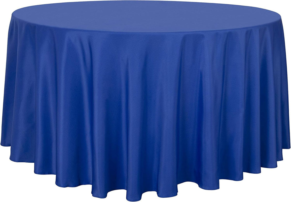 sancua Round Tablecloth - 120 Inch - Water Resistant Spill Proof Washable Polyester Table Cloth