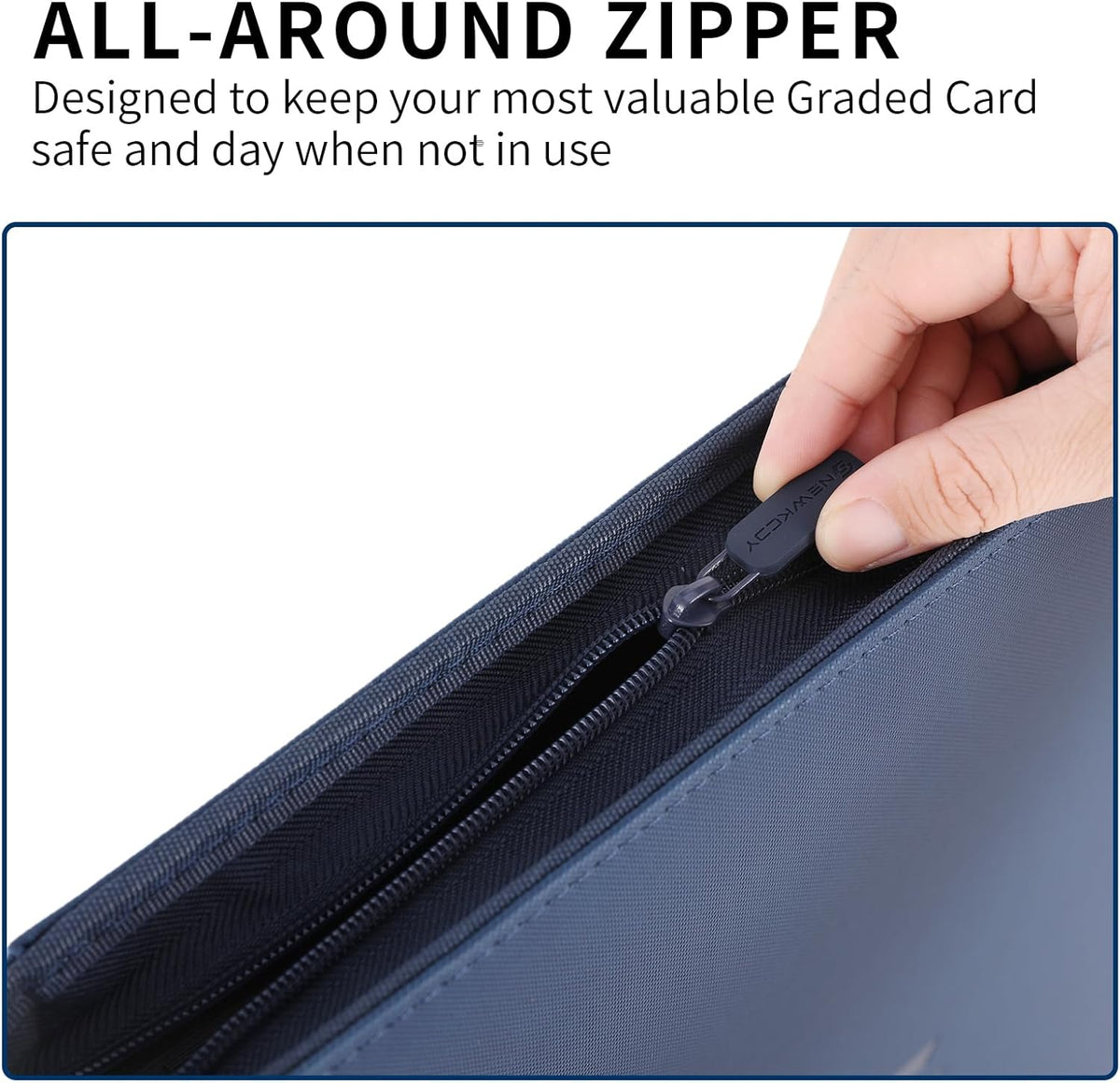 Snekdy premium 1024-pocket trading card binder, 16-pocket cards album, waterproof PU-leather Cover