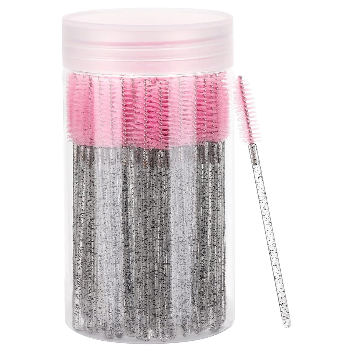 100 Pcs Disposable Eyelash Brush, Mascara Wands Makeup Brushes Applicators Kits for Eyelash