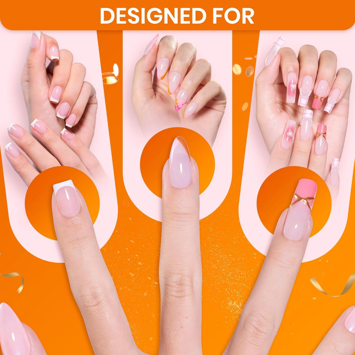 Beetles 10ML Super Strong Nail Glue for Press Ons, Nail Tips, Acrylic Nails No Uv Light Needed Nail