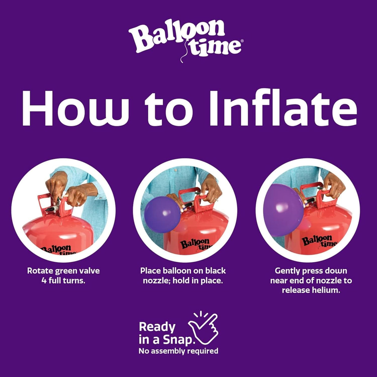 Helium Tank for Balloons At Home, 14.9 Cu Ft Helium Balloon Pump Kit with 50 Assorted Latex