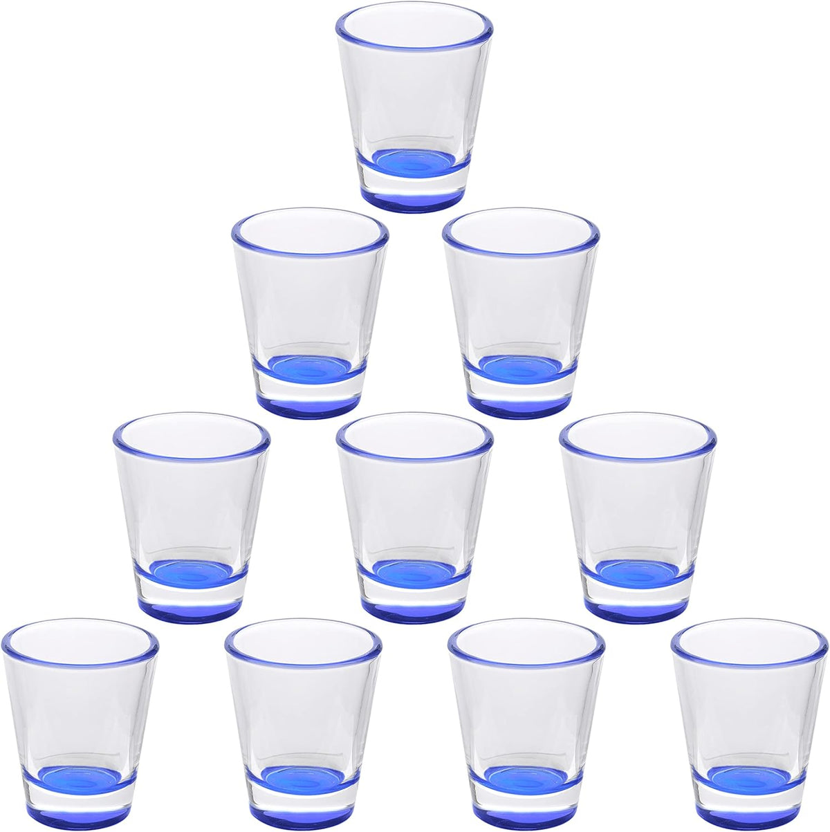 DISCOUNT PROMOS Shot Glasses Set 1.75 oz. Set of 10 Bulk Pack, Wedding Favor, Birthday Party
