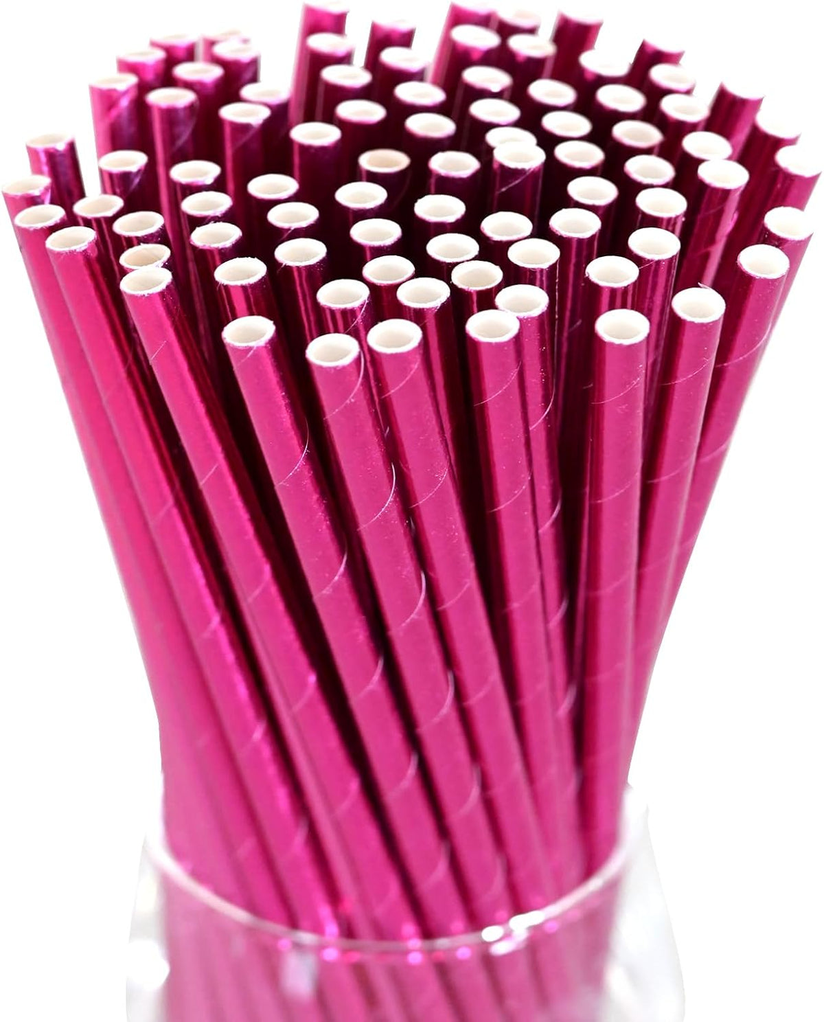 Paper Straws Party,Disposable Drinking Straws, 7.75 Inches, for Birthday, Bridal Party, Wedding