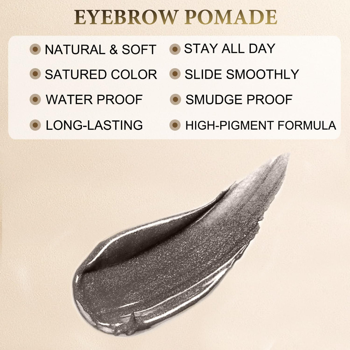 LAVONE Eyebrow Stamp Stencil Kit for Eyebrow, Brow Stamp Trio Kit with Waterproof Eyebrow Pencil