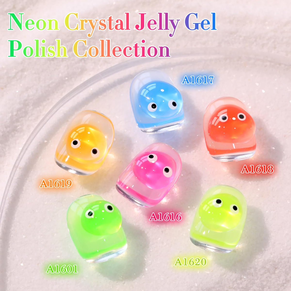 Double Rhythm 6 Pcs 15 ML Gel Polish Set Same Color Same Bottle Soak Off Gel Polish Kit Nail Art