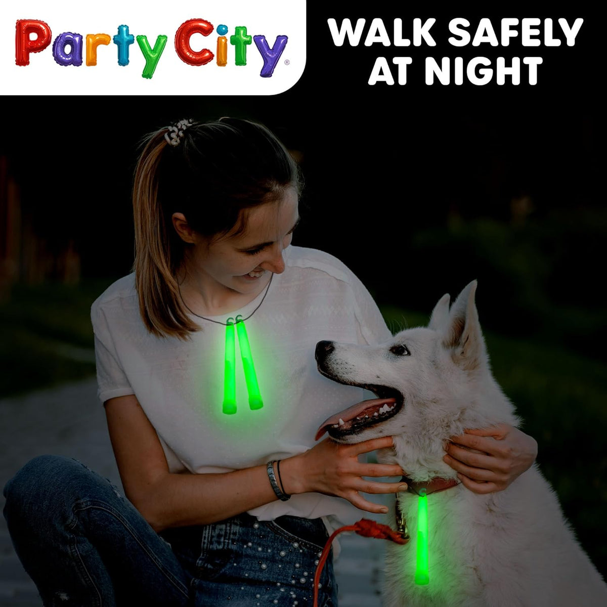 Party City Green Glow Sticks Bulk Pack 6”- 12pk Glow in the Dark Sticks for Kids, Waterproof