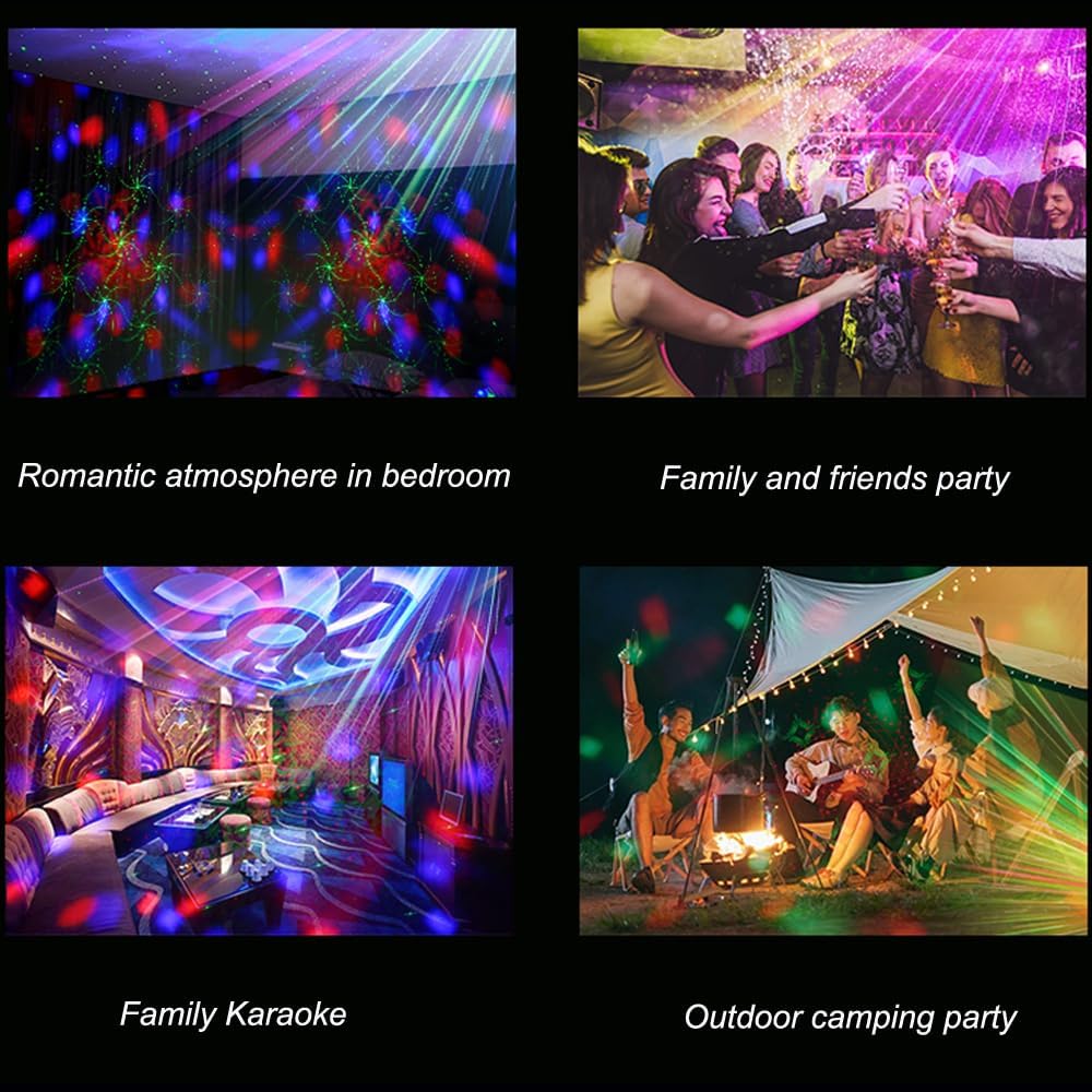 Disco Ball Lights for Parties, Party Dj Lights 3 Magic Ball Sound Activated Strobe Stage Disco Dj