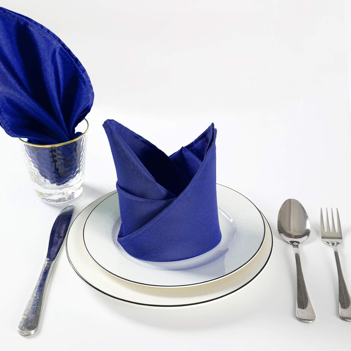 Cloth Napkins 17x17 inch Washable Polyester Dinner Napkins Soft Table Napkins for Wedding Party