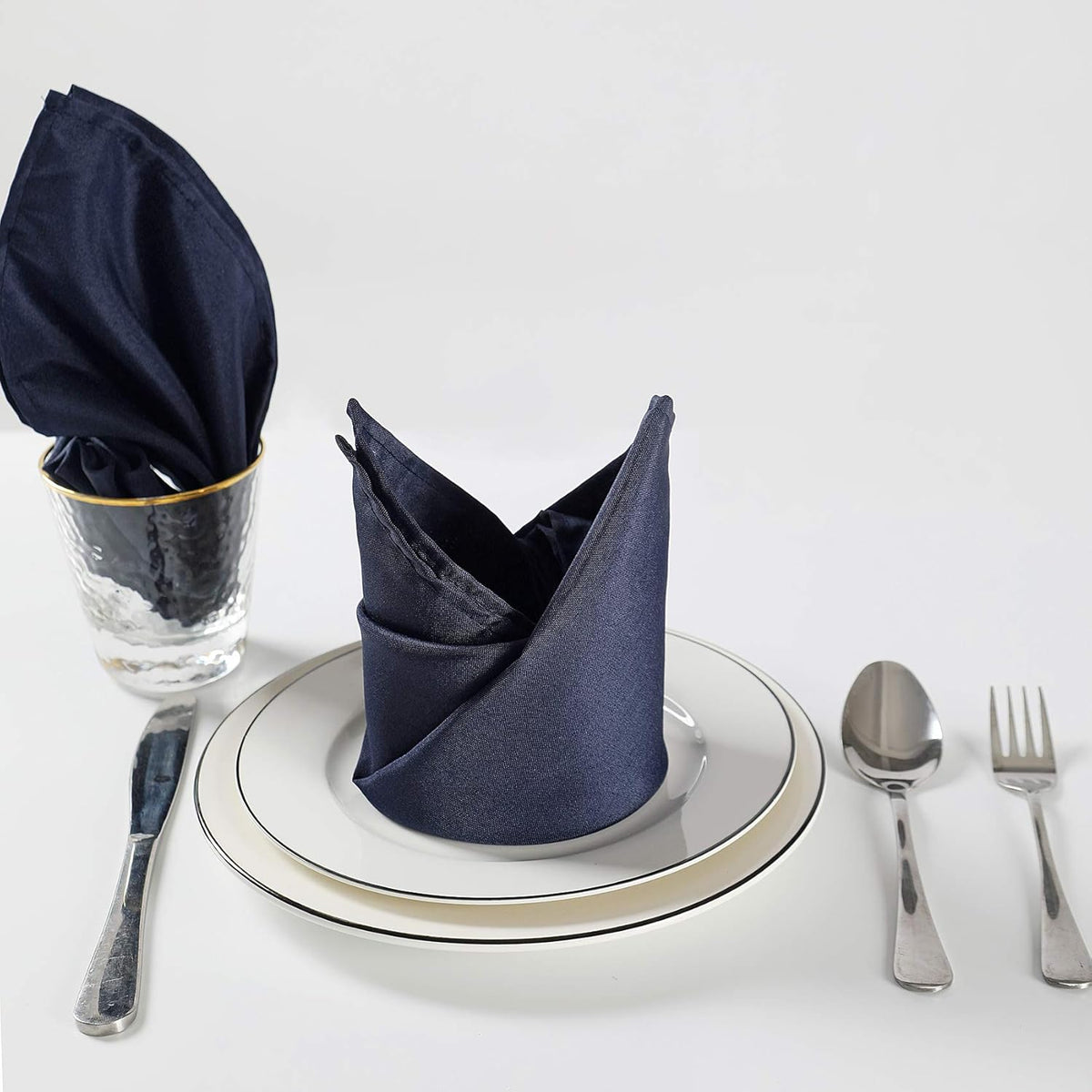 Cloth Napkins 20x20 inch Washable Polyester Dinner Napkins Soft Table Napkins for Wedding Party