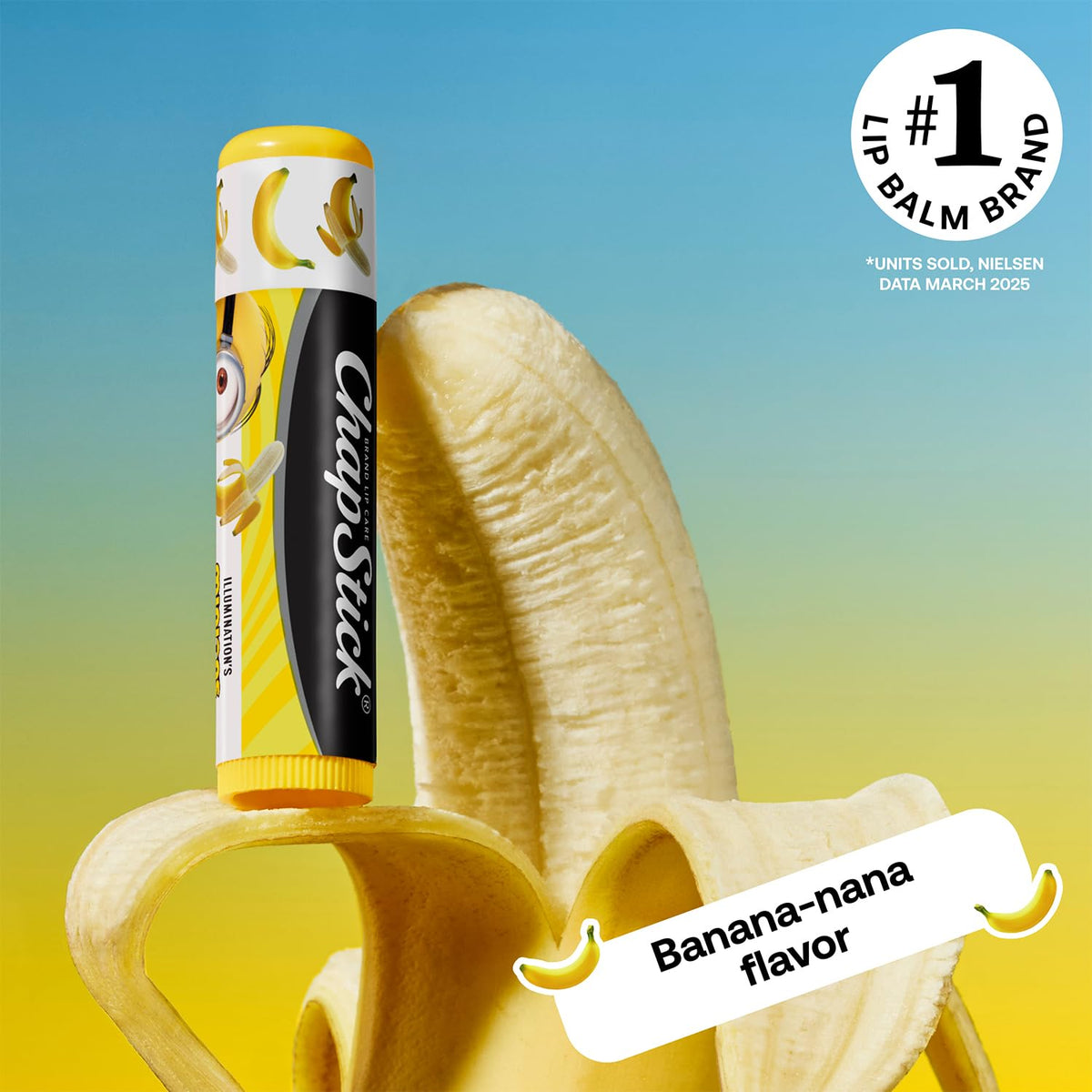 ChapStick Bulk Lip Balm, Minions Banana-Nana (36 Sticks), Party Favors for Kids, 0.15 Oz Ea