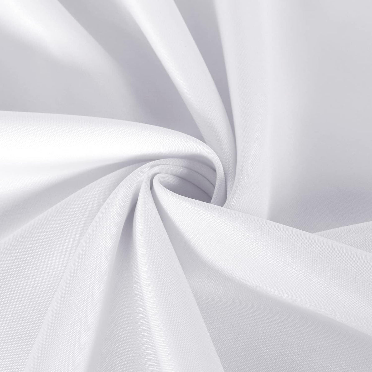 sancua 2 Pack White Tablecloth 54 x 54 Inch, Stain and Wrinkle Resistant Square Table Cloth