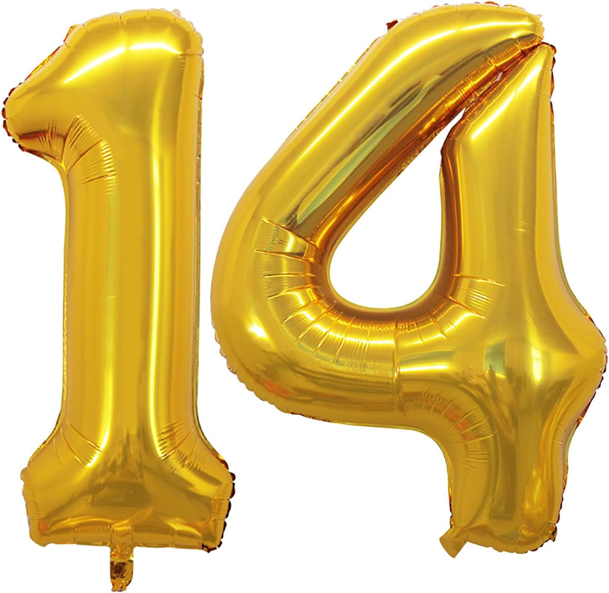 GOER Number 14 Balloons for 14th Birthday Sweet 14 Party Decorations,42 Inch Jumbo Foil Helium 41