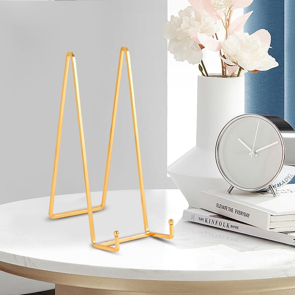 Large Plate Holder Display Stand - 12 inch Super Tall Big Plate Stands for Heavy Duty Display