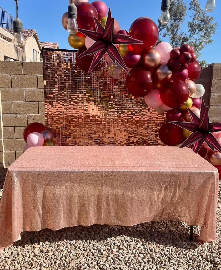 3pcs 26inch 3D wine red (Burgundy) Explosion Star foil balloon, wine red Foil Cone Star burst