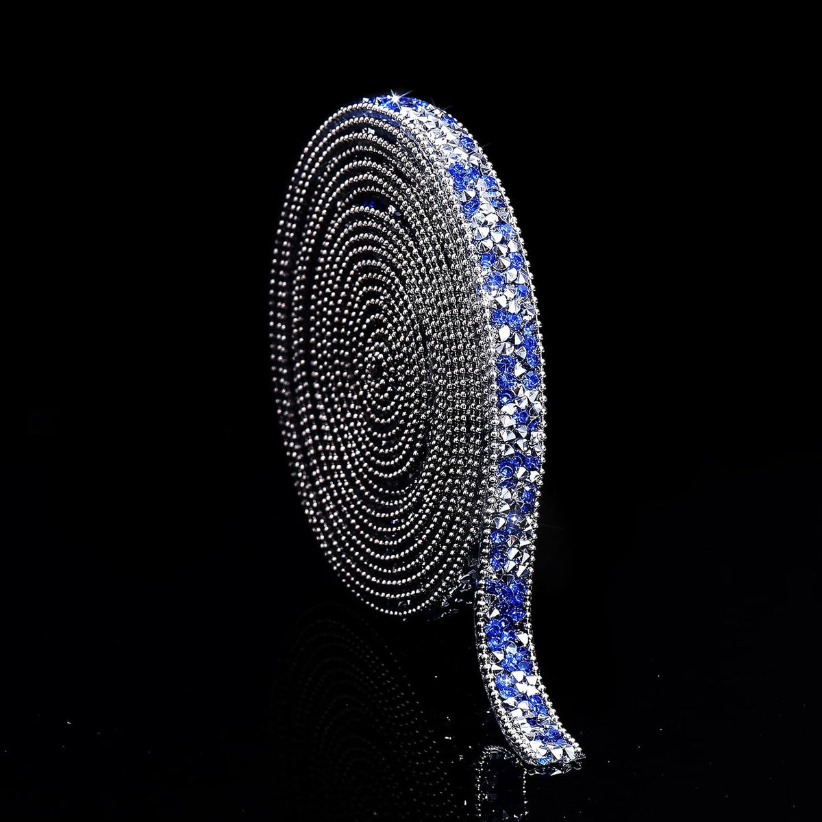 Self Adhesive Rhinestone Ribbon Diamond Ribbon Sticker Crystal Roll Glitter Bling Rhinestones Tape