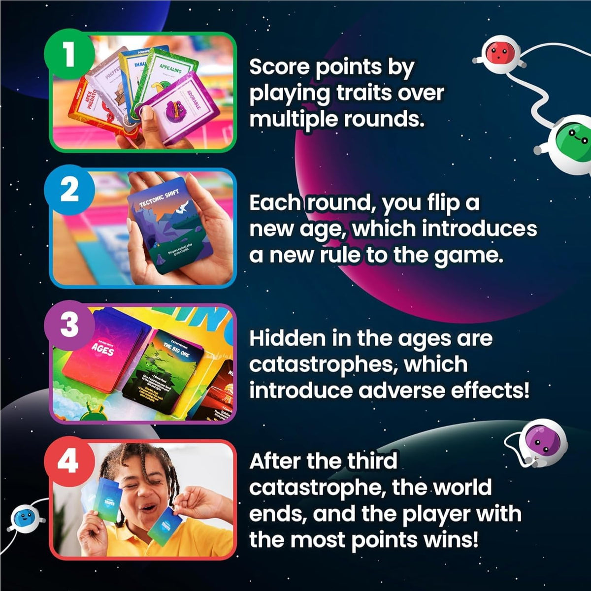 Doomlings - A Delightful Card Game for The End of The World - Best New Strategy Card Game for Kids