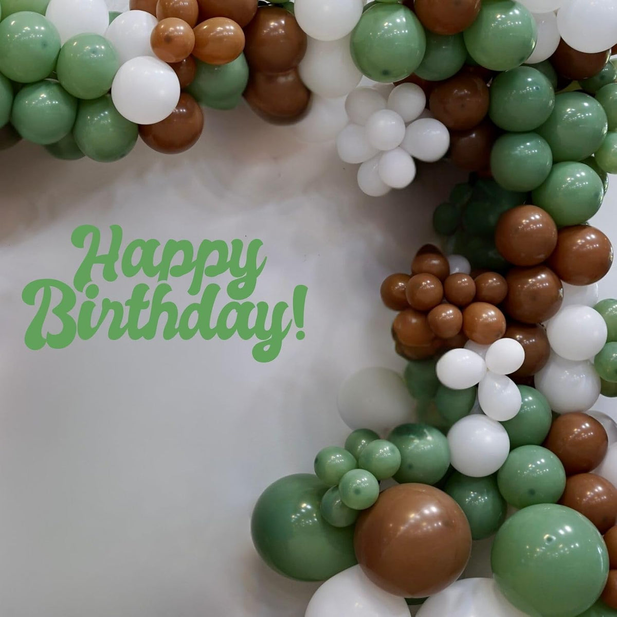 Football Balloons, 52 PCS 12 Inch Brown Bean Green White Football Printed Balloons, Football Party