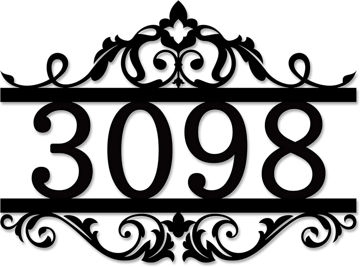 Custom Metal House Numbers for Outside | Personalized Address Numbers for House | House Numbers