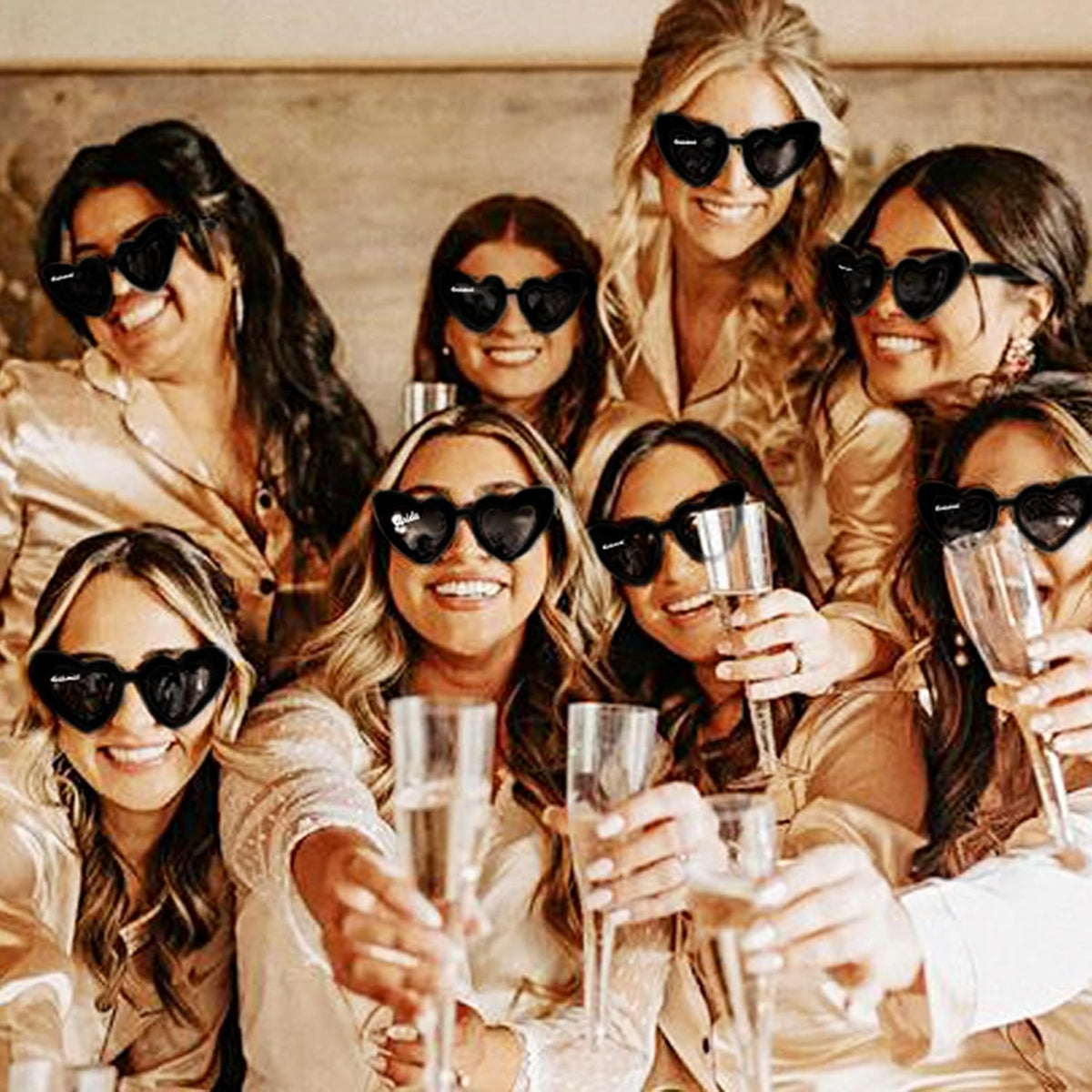 YOGFIT Heart Sunglasses for Women Fashion Classic Love Eye Protection Sunglasses Vintage Cute Heart