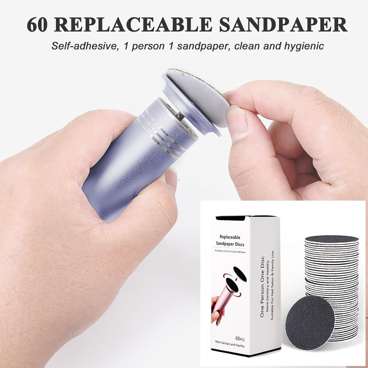 Upgraded Electric Callus Remover for Feet 1200RPM, Adjustable Speed Professional Electric Foot File