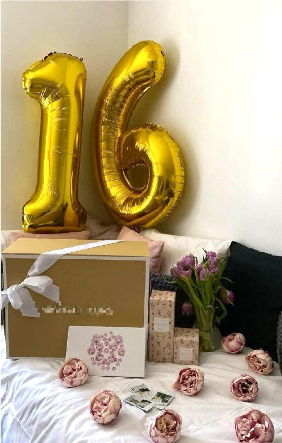 Gold Number 1 Balloon 40 inch, Number 1 Birthday Balloons for Boy Girl, Gold Foil One Balloon for