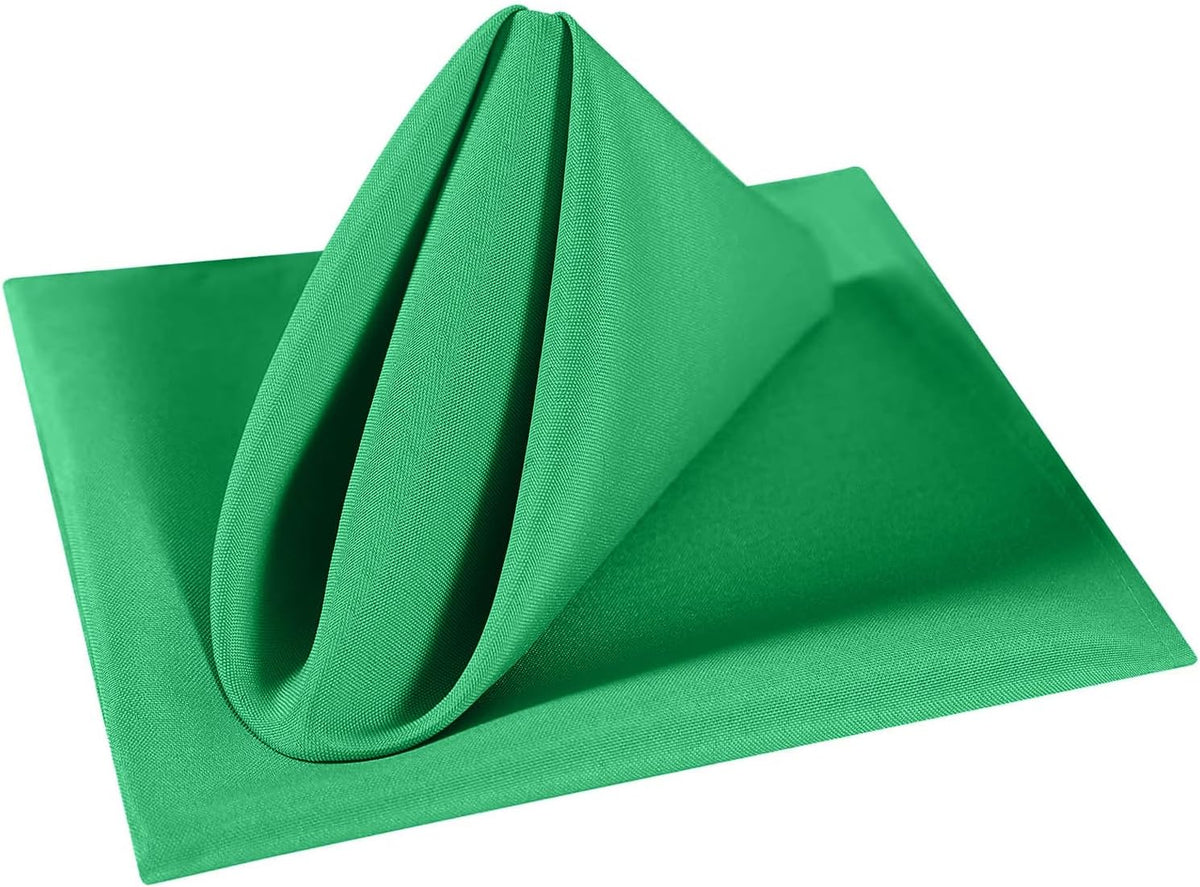 Cupuamon Cloth Napkins 20x20 inch Washable Polyester Dinner Napkins Soft Table Napkins for Wedding
